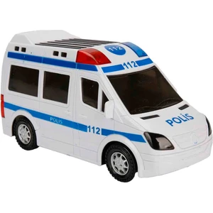 Prestij Işıklı Sesli Pilli Polis Arabası