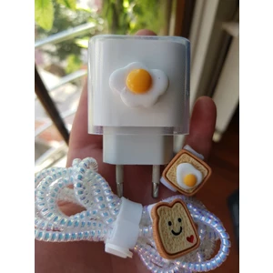 Brokoli Home iPhone 18W/20W Uyumlu Şarj Kılıfı, Şarj Kablosu Örme Aparatı, Kablo Koruyucu Aparatı, Toparlayıcı