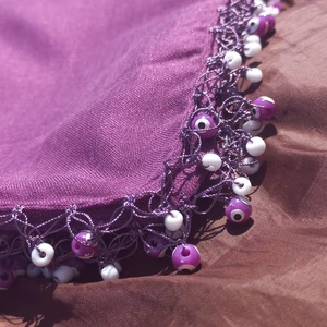 Nazar Oyalı El Yapımı Eşarp Tülbent Yazma Çeyizlik/hediyelik