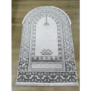 Pırlanta Çırağan Oval Kalın Yumuşak Yüzey Parlak Iplik Seccade 77 x 125  cm