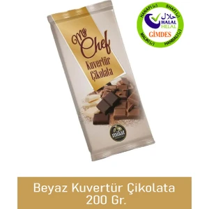 Mychef Beyaz Kuvertür Çikolata 200GR