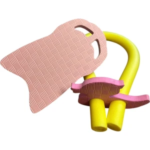 Yüzme Tahtası Affectione  3 Lü Set Tahta Açık Pembe Koyu Pembe Makarna Sarı Kilit Pembe Ördek