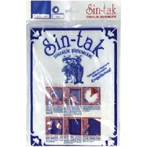 Sineklik 130CM x 150CM 4 Adet Çift Kanat Beyaz