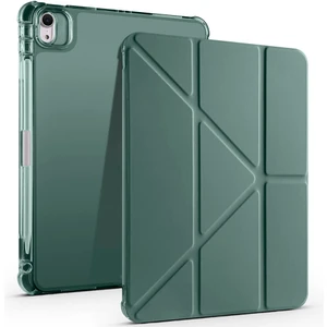 Apple iPad 11.nesil A16 11 Inç Kılıf Yatay ve Dikey Standlı Uyku Modlu Kalemlikli Trifold Arkası Soft Silikon Smart Kılıf