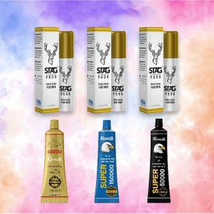 Set 3 Stag Sprey +3 Ozel Krem