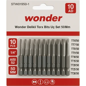 Delikli Torx Bits Uç Set 50MM 10 Lu - STW01950-1