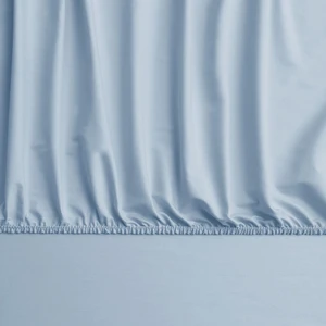 Mix&match Pamuk Saten Tek Kişilik Lastikli Çarşaf Mavi