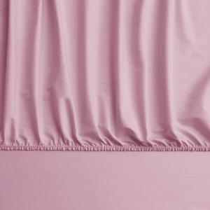 Mix&match Pamuk Saten Tek Kişilik Lastikli Çarşaf Gül Kurusu