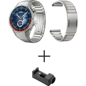 Nezih Case Huawei Watch Gt 5 Pro 46MM Uyumlu Ultra Hafif 22MM Titanyum Metal Kordon