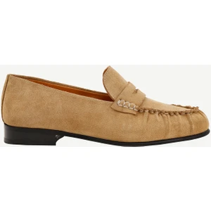Saraç Detaylı Deri Loafer