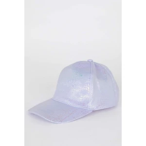 Kız Çocuk Nakışlı Simli Kumaş Cap Şapka C0584A825SM