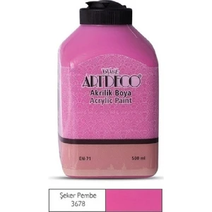 Akrilik Ahşap Boyası 500 ml 3678 Şeker Pembe