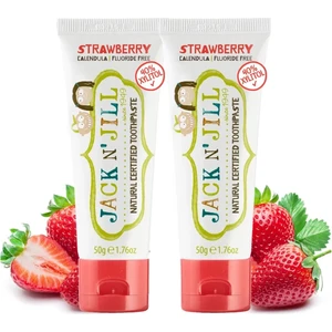 Jack N' Jill Doğal Çilek Aromalı Diş Macunu 50 gr x 2 Adet