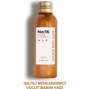No:16 Mucizevi Işıltılı Saç ve Vücut Bakım Yağı 100 ML - Parıltılı Nemlendirici Bakım