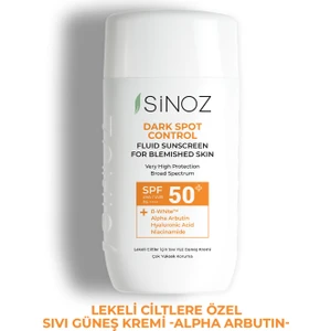 Spf50 Koyu Cilt Lekelerine Etkili Sıvı Yüz Güneş Kremi - Yeni Nesil Güneş Filtreleri Hibrit Formül