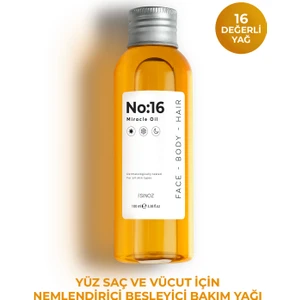 No:16 Nemlendirici Besleyici Yenileyici Işıltı Verici Mucizevi Onarıcı Bakım Yağı 100 ML