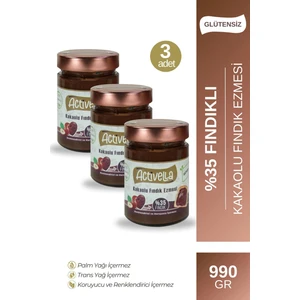 Kakaolu Fındık Ezmesi 330GR %35 Fındıklı X3