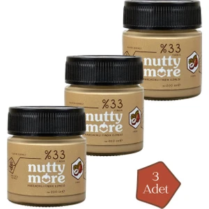 Nutty More %33 Fındık Parçacıklı Fındık Ezmesi 200 gr x 3 Adet