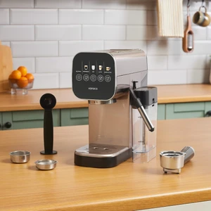 Mycaffe Barista S20 Entegre Süt Hazneli Otomatik Espresso ve Latte Makinesi Silver
