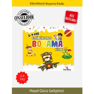 2-4 Yaş Etkinliklerle Boyama Kitabı 2 - Feyyaz Ulaş