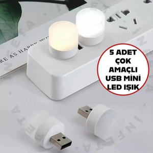 USB LED Küçük Işık- Laptop ,koridor, Tuvalet, Oturma, Çocuk Odası, Gece Lambası Çalışma Işığı