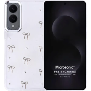 Samsung Galaxy S25 Edge Kılıf Prettycharm Bow