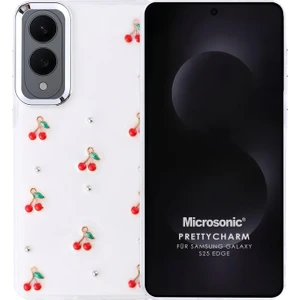 Samsung Galaxy S25 Edge Kılıf Prettycharm Cherry