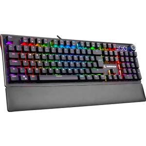 KB-R92 Thunder Red Switch Rgb Ledli Bilek Destekli Mekanik Oyuncu Gaming Klavye