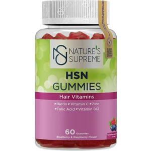 Nature's Supreme Hsn Gummies 60 Çiğnenebilir Form