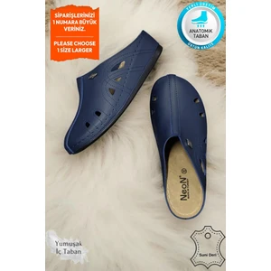 Neon Shoes Lisa Kadın Sabo Medikal Doktor Hemşire Hastane Tam Ortopedik Önü Kapalı Ev Dışarı Terlik