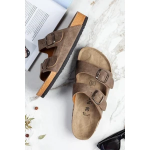 Neon Shoes Angel Unisex Ortopedik Tabanlı Terlik Çift Bantlı Tokalı Günlük Rahat Ev & Dışarı Terliği