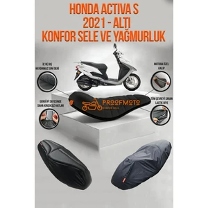Proofmoto Honda Actıva S (2021-ALTI) Konfor Sele ve Yağmurluk Kılıf