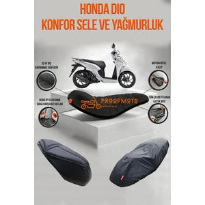 Proofmoto Honda Dıo Konfor Sele ve Yağmurluk Kılıf