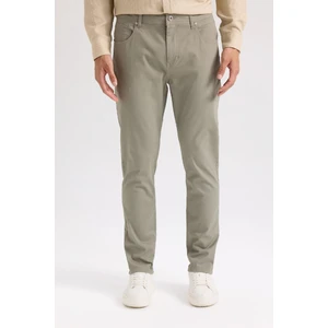 Yazlık Gabardin Chino Kanvas Pantolon Slim Fit Dar Kesim Dar Paça Cepli B2089AX25SP