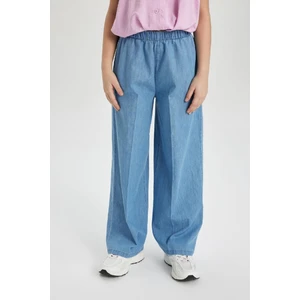 Kız Çocuk Wide Leg Geniş Paça Jean Pantolon B4951A824SM