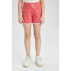 Kız Çocuk Beli Lastikli Basic Düz Şort B5164A824HS
