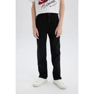 Erkek Çocuk Straight Fit Standart Paça Basic Düz Jean Pantolon B5445A825SM