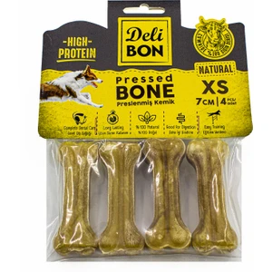 Pres Kemik 7 cm XS Boy 4'lü Paket Naturel