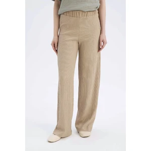 Bürümcük Pantolon Wide Leg Geniş Bol Paça Esnek Belli C0200AX25SP