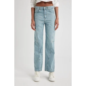 90's Wide Leg Yüksek Bel Geniş Paça Uzun Jean Pantolon C1216AX24SP