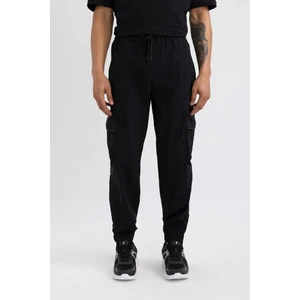 DeFactoFit Oversize Geniş Kalıp Kargo Cepli Dokuma Pantolon C1528AX24SM