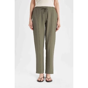 Jogger Pantolon Lastikli Bel Bağcıklı Basic Düz Paça D2573AX24AU