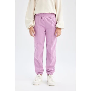Kız Çocuk Beli Paçası Lastikli Basic Düz Jogger Eşofman Altı D3201A824WN