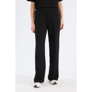 Wide Leg Geniş Paça Eşofman Altı Beli Lastikli Cepli Basic Düz D3759AX25SP