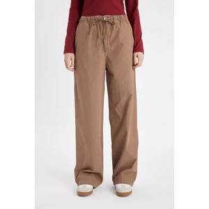 Coool Straight Fit Poplin Pantolon Basic Düz Cepli Lastikli Bel Bağcıklı D3764AX24AU