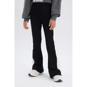 Kız Çocuk Standart Boy İspanyol Paça Basic Düz Tayt D3888A824WN