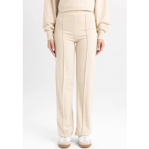 Wide Leg Geniş Bol Paça Eşofman Altı Beli Lastikli Basic Düz D4805AX24AU