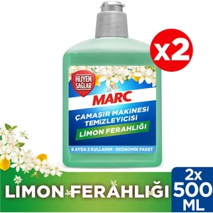 Çamaşır Makinesi Temizleyici Limon Ferahlığı 2x500ml