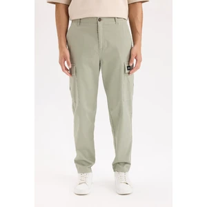 Relax Fit Rahat Kesim Yazlık Pantolon Kargo Cepli Düz Paça D5967AX25SP