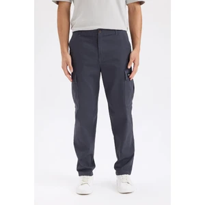 Relax Fit Rahat Kesim Yazlık Pantolon Kargo Cepli Düz Paça D5967AX25SP